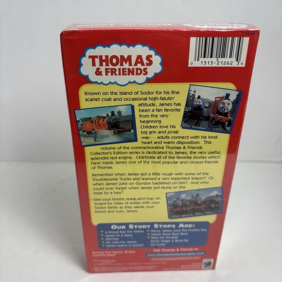 Thomas & Friends - Best of James VHS (2002) Collectors Edition Sealed - Picture 4 of 6